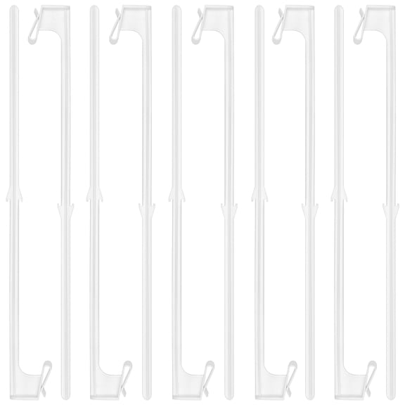 ROSENICE  10 Pcs Flagpole Stand Window Holder Outdoor Car Truck Poles White