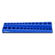 Hyper Tough Magnetic Metric Socket Organizer for 3/8 in Drive Sockets, Holds 28