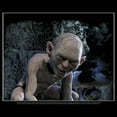 thumbnail image 2 of Junior's The Lord of the Rings Fellowship of the Ring Smiling Gollum  Graphic Tee Black Large, 2 of 3