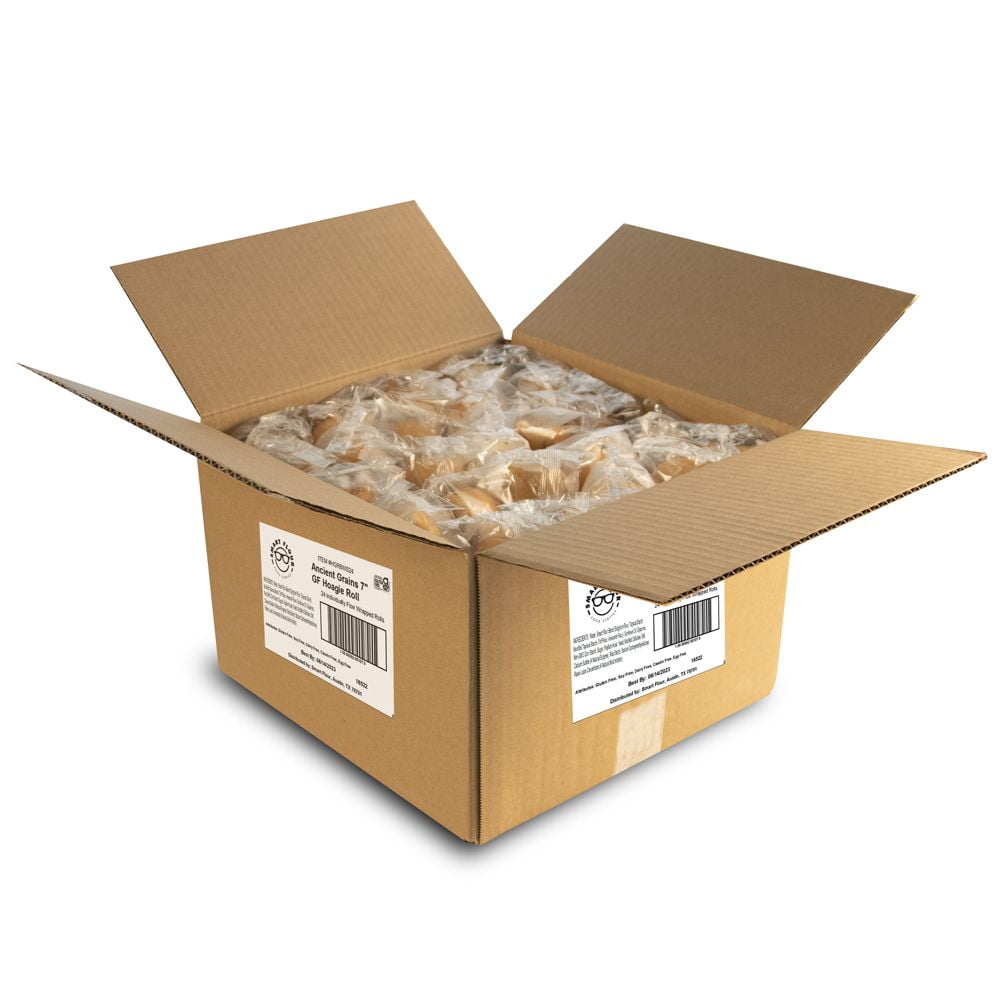 Smart Flour Ancient Grains Hoagie Roll, 8 inch - 24 count per pack -- 1 per case