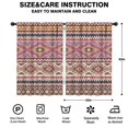thumbnail image 2 of Blackout Kids Curtains,Boho Bohemia Geometric Line Art Childrens Insulated Curtains Set Of 2,Bedroom Essentials,Toddler Room Decor 42"x63"(106x160cm), 2 of 4