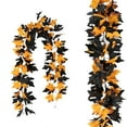 thumbnail image 2 of Wdhugt Artificial Fall Maple Leaves Garland Hanging Vine 68 in Fake Pumpkin Pine Berries Autumn Decoration Garland Decor for Fireplace Home Doorway Party Indoor Outdoor, 2 of 6