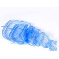 thumbnail image 1 of Couvercles en Silicone Extensibles, Lot de 6 Couvercles en Silicone, Extensibles, Carrés et Réutilisables, 1 of 4