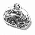 thumbnail image 1 of Sterling Silver 30" .8mm Box Chain 3D Lacrosse Helmet Face Mask Pendant Necklace, 1 of 2