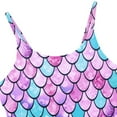 thumbnail image 4 of Girls Swimsuit One Piece UPF 50+ Mermaid Skirted Bathing Suit Beach Swim Dress 4-12 Years, 4 of 9
