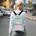 thumbnail image 7 of JIALIOU Mini Backpack Purse for Women Quilted Casual Daypack Small Travel Shoulder Bag, Starry Christmas Tree, 7 of 7