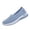 Blue, variant on Women's Loafer Shoes Mesh Non Slip Slip On Casual Ballet Flat Nurse Walking Sneakers Knit Round Toe Casual Memory Foam Orthopedic Shoes Beige 5 Wide
