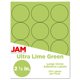 thumbnail image 1 of Jam Paper Sellos Adhesivos Para Etiquetas Circulares, 2,5 Pulgadas De Diámetro, Verde Lima Ultra, 120 Etiquetas Redondas Por Paquete, 1 of 5