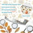 thumbnail image 5 of 84x72 Inch Fall Thanksgiving Farm Shower Curtain Pumpkin Watercolor Floral Farmhouse Bath Curtain Autumn Harvest Long Fabric Shower Curtains for Kids Bathroom Decor Waterproof with Hooks, 5 of 6