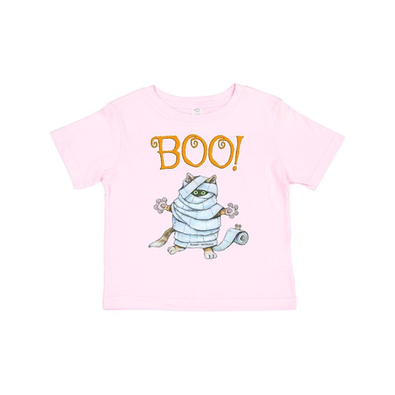 Inktastic Boo with Mummy Cat Boys or Girls Toddler T-Shirt