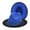 Blue, variant on Cowboys Hats for Women Novelty Color Gradient Jazz Hat Woolen Top Hat Western Cowgirl Hats Fedora