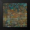 thumbnail image 2 of Nai, Danhui 15x15 Black Modern Framed Museum Art Print Titled - Blue and Bronze Dots IX, 2 of 5