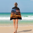 thumbnail image 4 of Flag Of The United States Beach Towel Microfiber Beach Towels Sand Free Quick Dry Lightweight Travel Towels, 4 of 7