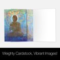 thumbnail image 3 of Tree-Free Greetings All Occasion Greeting Card 12 Pack, 4x6, Blue Buddha (FS56949), 3 of 5