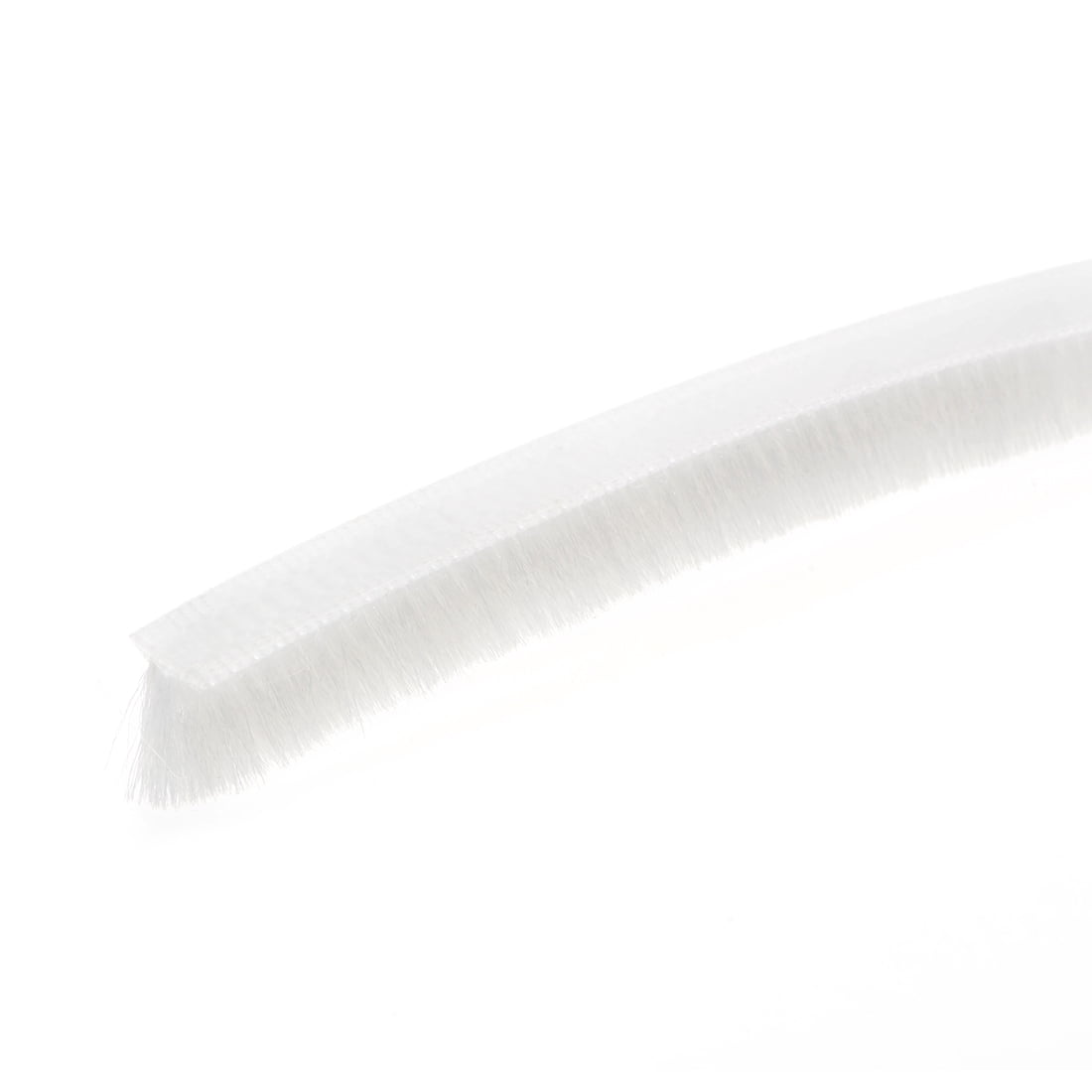 Uxcell Brush Weather Stripping Adhesive Felt Door Seal Strip 394Inch L x0.35Inch W White