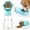 Blue, variant on Hutact Dog Water Bottle with Food Container, 18.6oz Pet Dispenser Cup, Detachable Food Storage, Portable Leak Proof Lock Dog Water Bottle for Outdoor Daily Walking Camping Hiking Travel, Pink