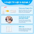 thumbnail image 3 of Juego de 12 cepillos de dientes para perros, cepillo de dientes de nailon de 360° para mascotas para la limpieza dental, cuidado dental, cepillo de dedo para cachorros, gatos y animales pequeños., 3 of 5