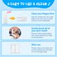 thumbnail image 3 of Juego de 12 cepillos de dientes para perros, cepillo de dientes de nailon de 360° para mascotas para la limpieza dental, cuidado dental, cepillo de dedo para cachorros, gatos y animales pequeños., 3 of 5