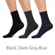 thumbnail image 1 of 3 par/lote de nuevos calcetines de algodón para hombre, nuevos estilos, calcetines negros de negocios para hombre, calcetines suaves transpirables de otoño y primavera para hombre, blanco, talla grande Tan Jianjun unisex, 1 of 2
