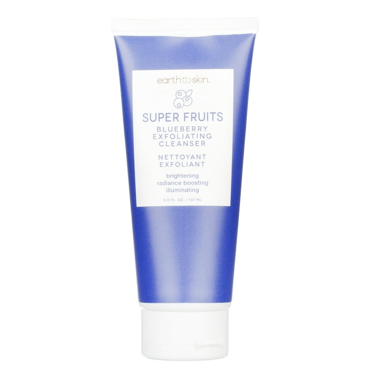 Earth To Skin Super Fruits Blueberry Exfoliating Cleanser, 5 oz