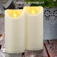thumbnail image 3 of Velas LED sin llama CANDLE IDEA, impermeables, 3 x 6 pulgadas, 3 of 5