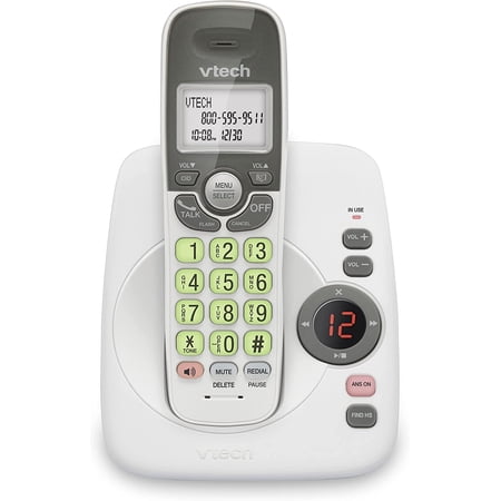 [New] VG134 DECT 6.0 Cordless Home Phone with Bluetooth Connection, Digital Answering Machine, Backlit