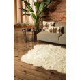 thumbnail image 4 of Luxe Gordon Faux Sheepskin Sexto Rug | 5'x6', 4 of 4