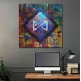 thumbnail image 5 of Luxe Metal Art 'Axs Axie Crypto In Color' by Luxe Metal Art Portfolio, Metal Wall Art, 36"x36", 5 of 9