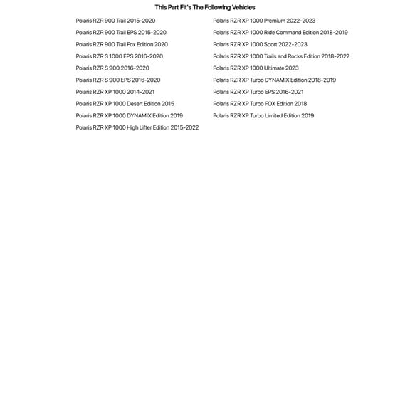 Tusk 182-094-0001 UTV Profile Aluminum Roof Roof Only