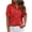 Red, variant on Staron Summer Casual Tops for Women Button-Down Shirt Short Sleeve Turndown Collar Double Pocket Loose Blouse, Blue XXL