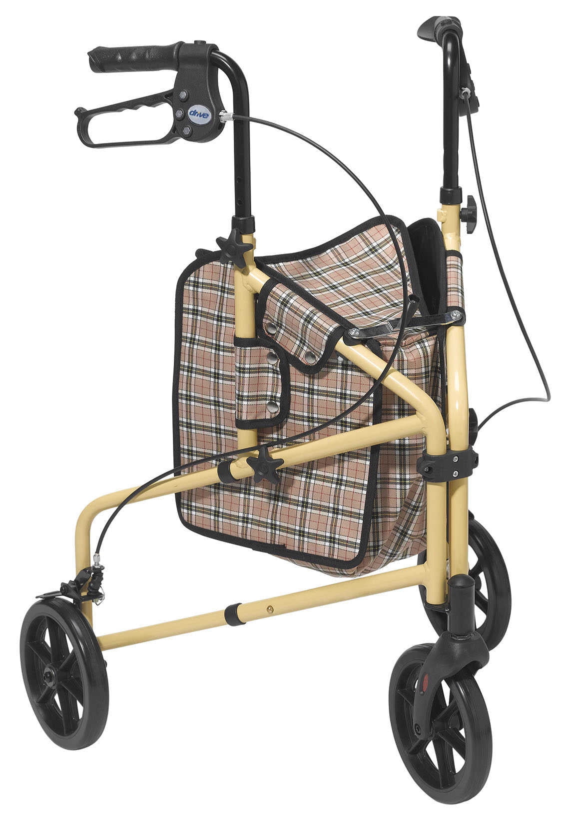 Drive Medical Winnie Lite Supreme 3 Wheel Indoor/Outdoor Rollator Rolling Walker
