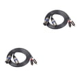 thumbnail image 3 of Seitruly Cable de Audio RCA Dual de 1,5 M a 2 RCA Audio XLR adaptador coaxial de enchufe profesional Cable de vídeo chapado Type1 NO1, 3 of 5