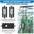 thumbnail image 4 of SEAOURA 24/7 Auto On/Off Aquarium Light, Programmable Led Aquarium Light with Thermometer, Fish Tank Light with Full Spectrum+7 Single Color, WRBG DIY Color, for 18-24 Inch Planted Tank, 22W, 4 of 7