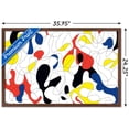 thumbnail image 3 of Abstract - Geometric Painting Wall Poster, 22.375" x 34", Framed, 3 of 3