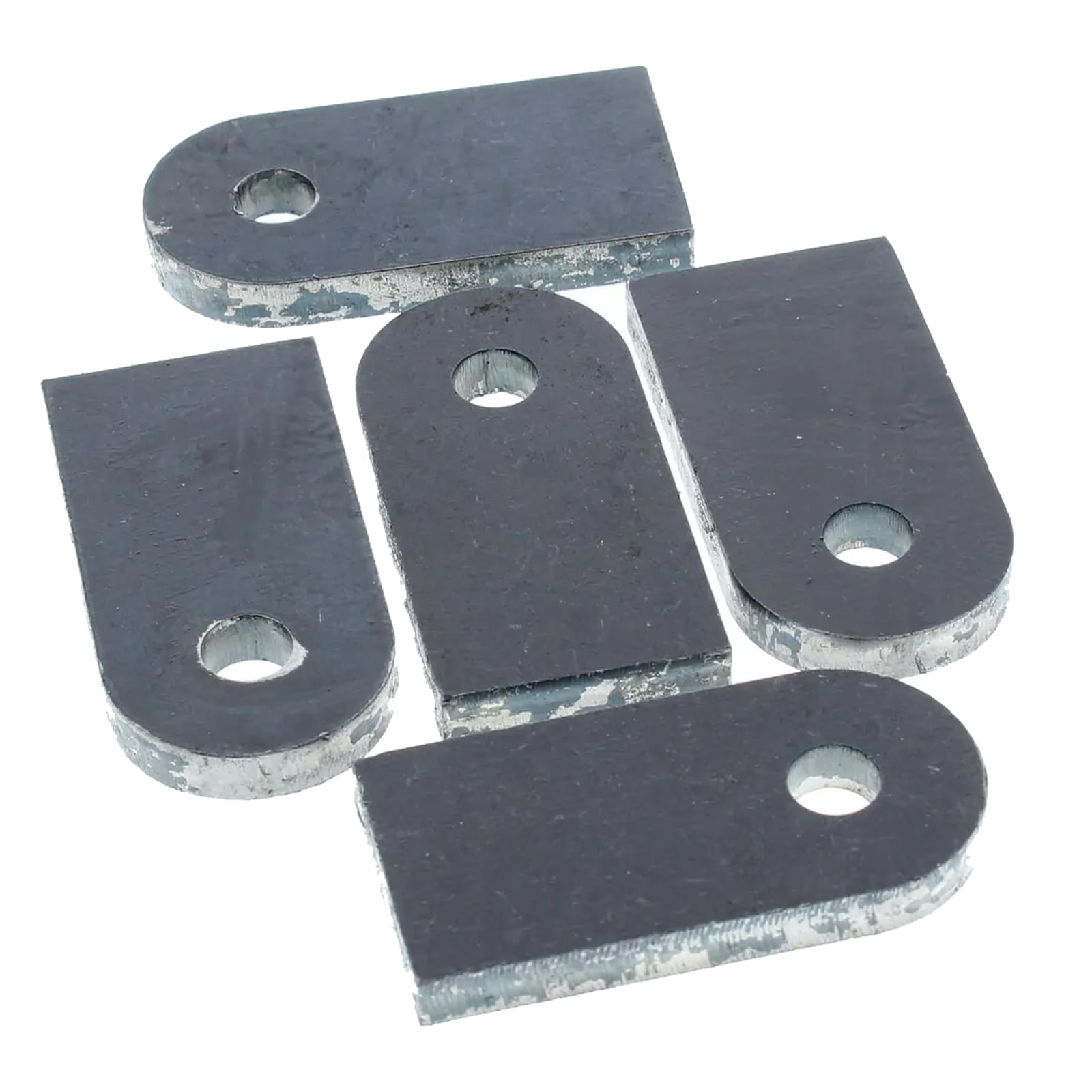 WeldOn Chassis Tabs, 21/2 Inch with 3/8 Hole 4PK