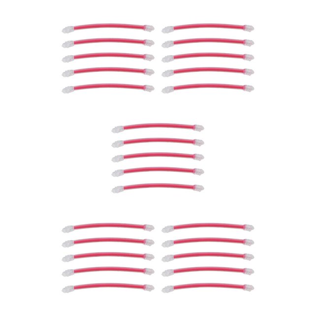 Wosthever Amortiguador de vibraciones de raqueta de 5 piezas, gancho de silicona de forma larga, raquetas de tenis, amortiguador, equipo Type5 NO5