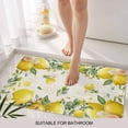 thumbnail image 6 of Vintage Lemon Doormat Outdoor Entrance 24"x36", Summer Fruit Rustic Botanical Floral Absorb Moisture Dirt Door Mats, Non-Slip Rubber Backing Floor Mats Indoor, Low-Profile Front Door Rugs, 6 of 9