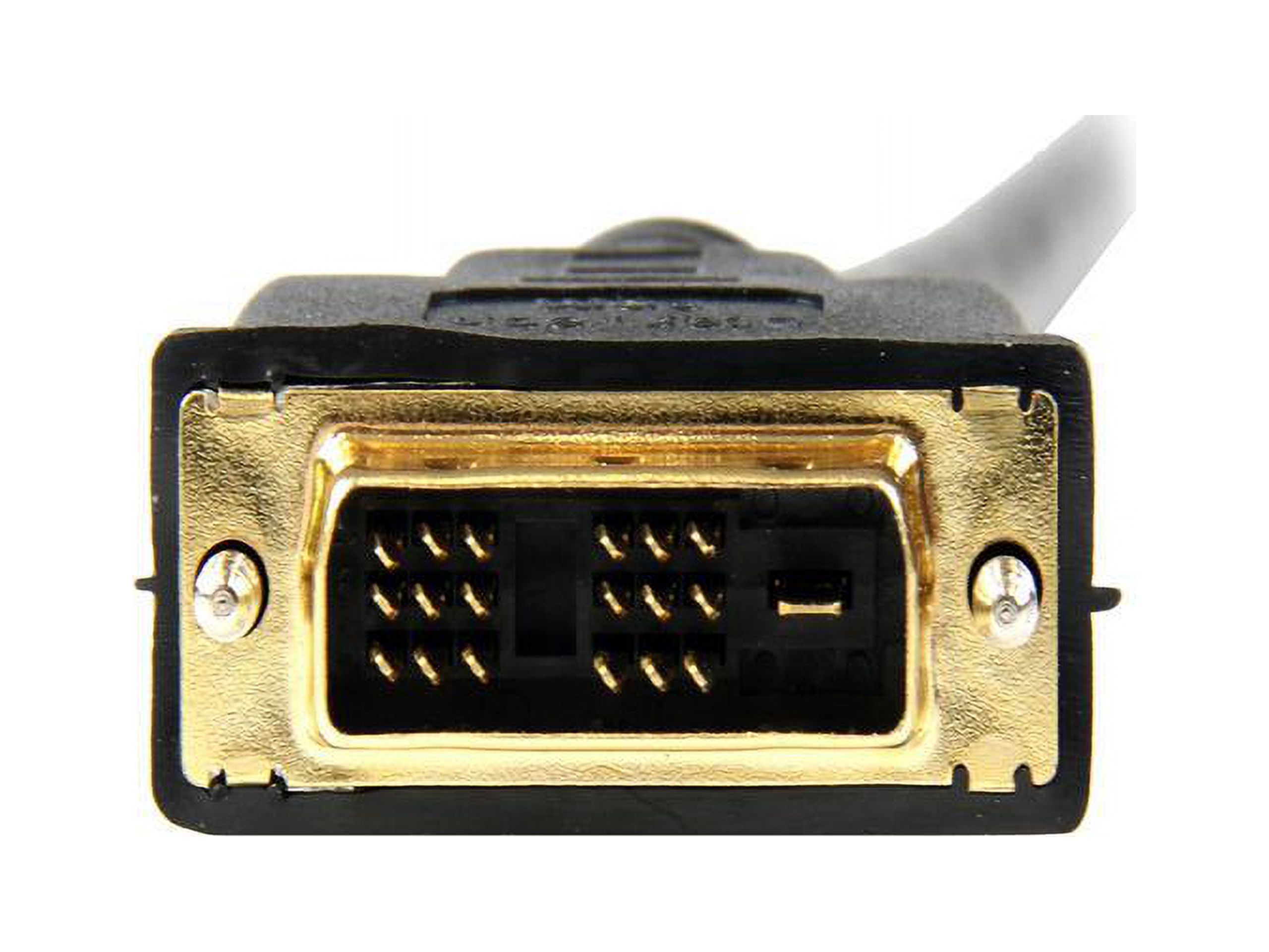 StarTech.com HDMIDVIMM10 10 ft HDMI to DVI-D Cable - M/M - 3m HDMI to DVI Adapter Converter - image 4 of 6
