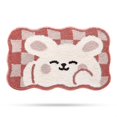 thumbnail image 1 of Animal Bathroom Rug Mat, Extra Soft Absorbent Bath Rug, Non-Slip Comfortable Bath Mat, Carpet for Tub, Shower, Bath Room, Machine Wash Dry, 16"x24", R, 1 of 4