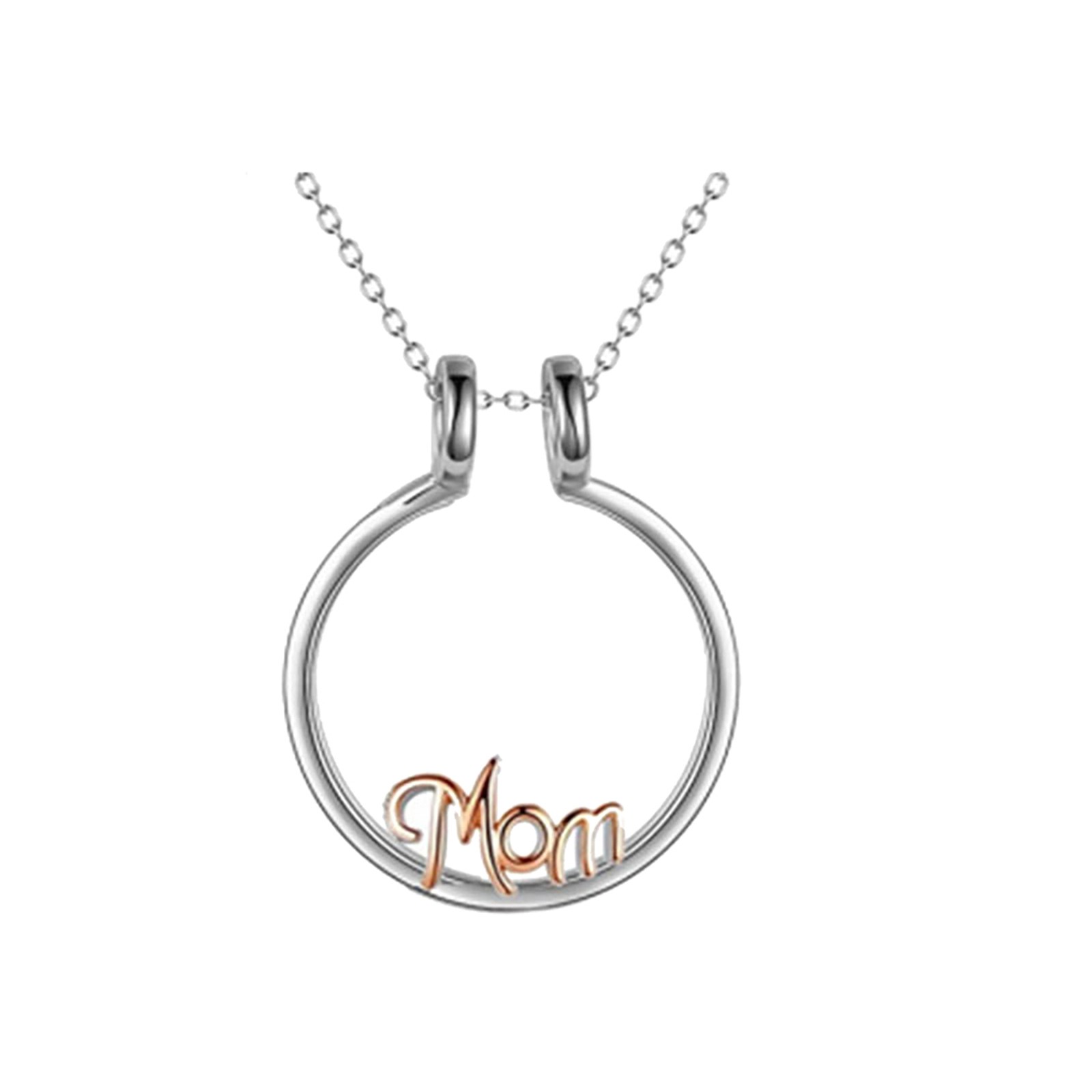 Ring Necklace Ring Holder Necklace For Women Ring Pendant Jewelry Gifts