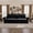 Black, variant on 93.7" Chesterfield Sofa Bed, 3-in-1 Velvet Convertible Sleeper Sofa with Pull Out King Bed, Nailhead Trim & Rolled Arm, Multi-Functional Couch for Living Room Apartment, Grey