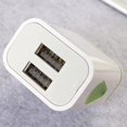 thumbnail image 4 of Water Drop LED Lighting Charger 2 USB Ports European USB Power Adapter Wall Travel Charger EU Plug, 4 of 5