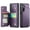Purple, variant on For Samsung Galaxy S26 Plus Case with Card Holder, Wallet Case for Women Men with RFID Blocking, Durable Leather Kickstand Magnetic Clasp Shockproof Phone Case