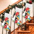 thumbnail image 7 of Coolnut Christmas Stockings Parrot Toucan Large Candy Stockings Stuffers Cute Xmas Sock Decorations 1PC for Home Holiday Party 12" x18" Decor Gifts, 7 of 7
