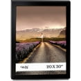 thumbnail image 1 of AmPm 12x18 Black Wooden Picture Frame with Polished Plexiglass - Horizontal and Vertical Formats with Included Hanging Hardware, Frame Posters, Puzzles and Artwork, 1 of 8