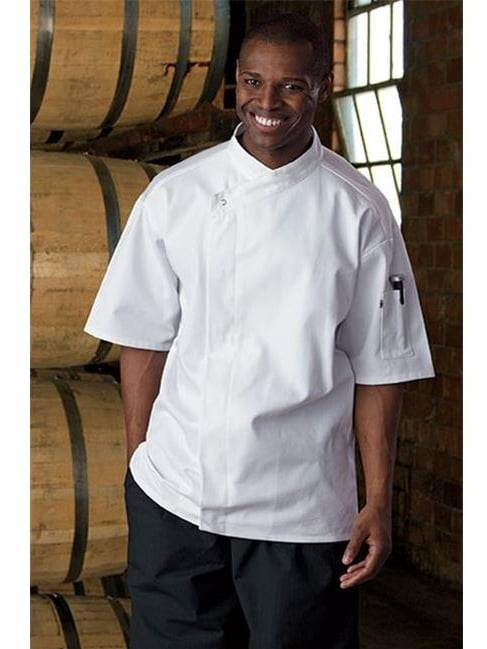 Uncommon Threads - 0428-2504 Calypso Chef Coat in White - Large 
