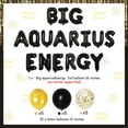 thumbnail image 5 of Aquarius Birthday Decorations, Zodiac Party Decorations Black and Gold with Big Aquarius Energy Balloon Banner, Confetti Balloons for Constellation Zodiac 18th 20th 25th Birthday Party Supplies, 5 of 5