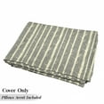thumbnail image 5 of Birch Floor Pillow Lounger Cover, Tree Branches Vintage Bohemian Contemporary Illustration of Nature, Nap Mat Printed Fabric Case for 5 Pillows, 88" x 27", Pale Yellow and Warm Taupe, by Ambesonne, 5 of 5