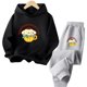 thumbnail image 3 of Conjunto de sudadera con capucha para niños y niñas de 3 a 14 años con estampado de dibujos animados de Pompompurin, estilo informal de calle kawaii, para deportes al aire libre, 3 of 5