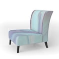 thumbnail image 2 of Designart "Marbled Liquid Agate Colours" Upholstered Modern Accent Chair - Arm Chair, 2 of 5